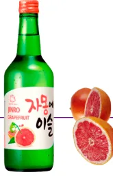 Soju Jinro uva verde