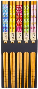 Palillos con soporte de gato japonés (par)
