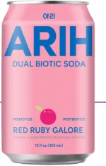 Bebida Arih Dual Biotic Soda Peach Mango Horizon